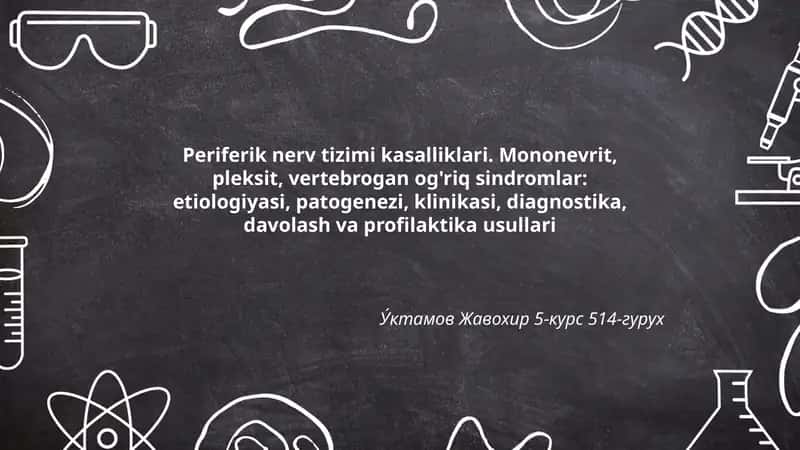 Periferik nerv tizimi kasalliklari