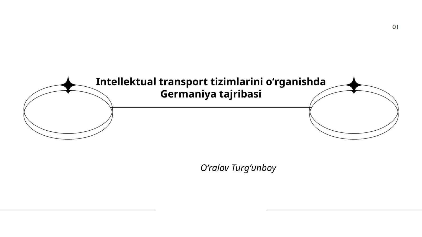 Intellektual transport tizimlarini oʻrganishda Germaniya tajribasi
