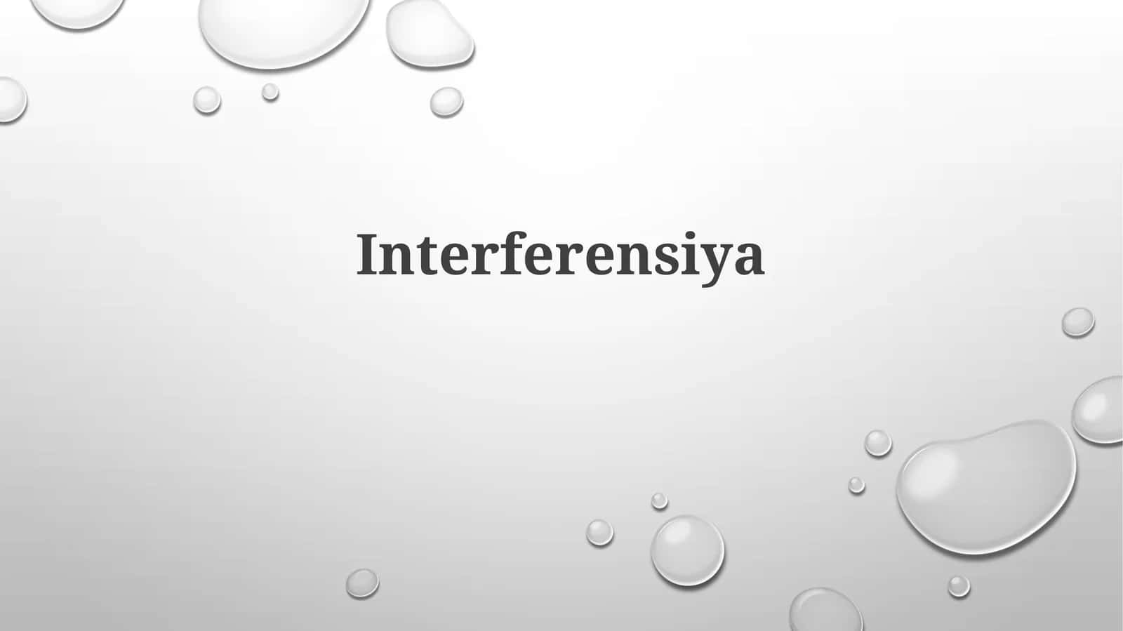 Interferensiya