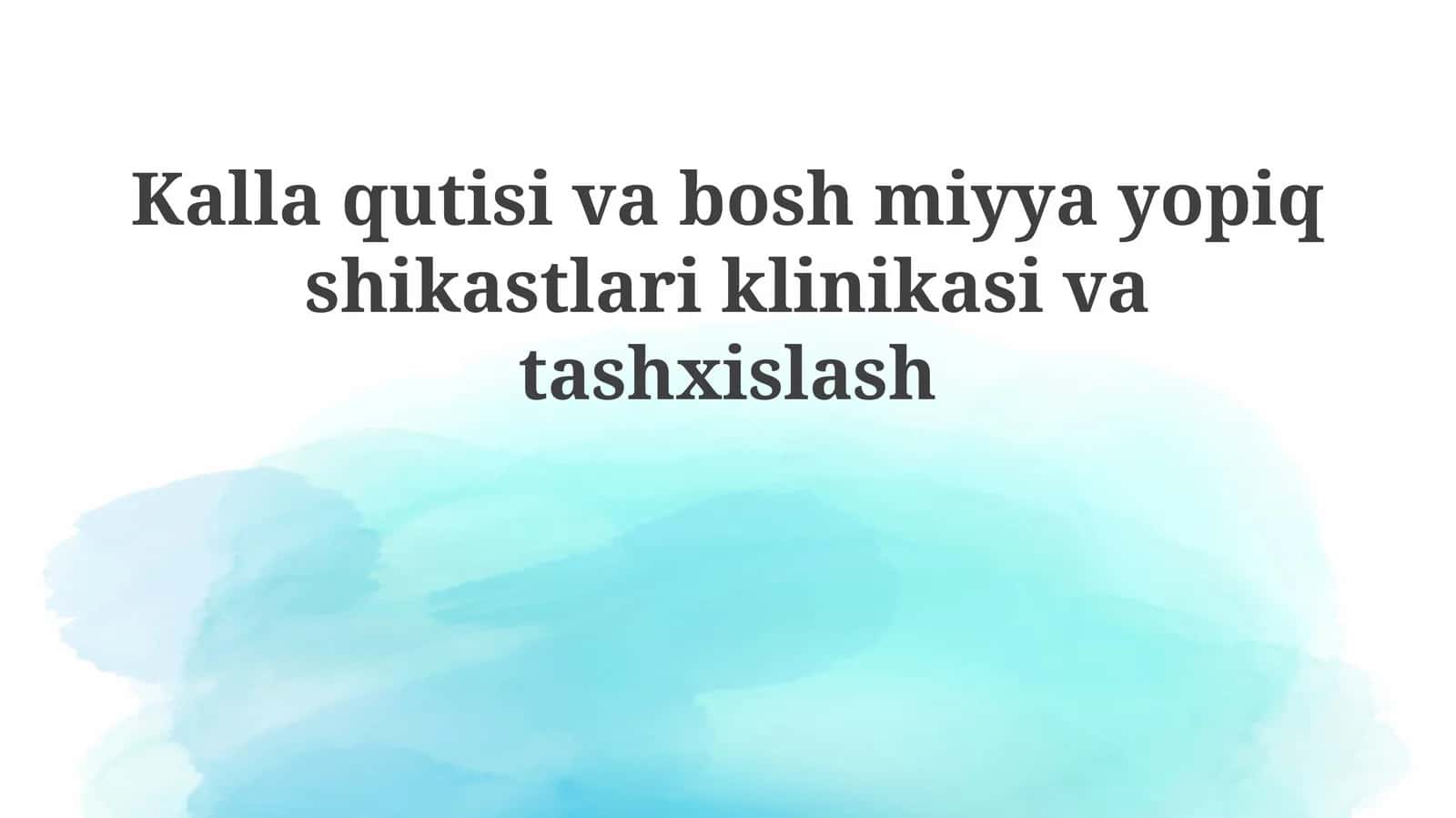 Kallaqutisivaboshmiyyayopiqshikastlariklinikasivatashxislash