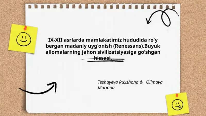 Madaniy Uyg'onish (Renessans)