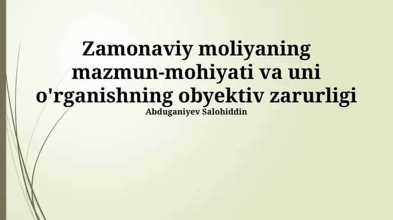 Korporativ moliya va strategik rejalashtirish