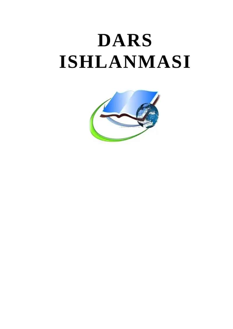 Hid va ta`m bilish organlari. DARS ISHLANMASI