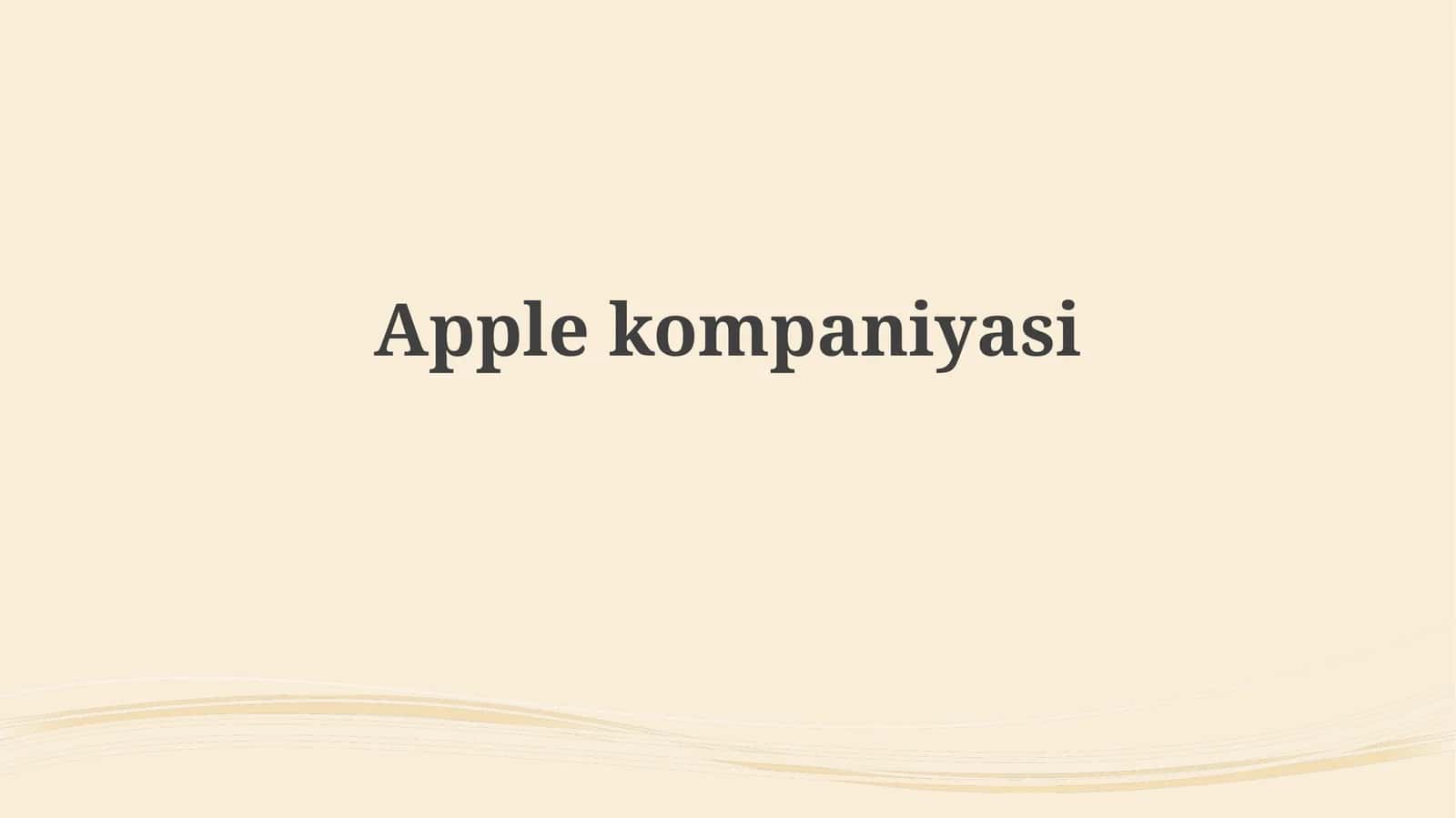 Applekompaniyasi