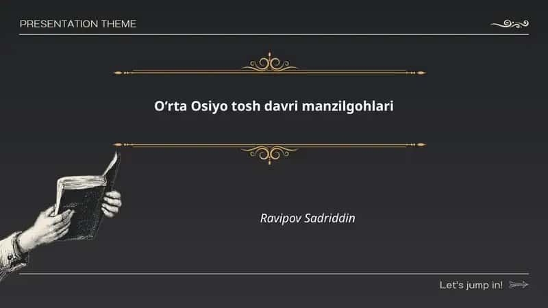 Oʻrta Osiyo tosh davri manzilgohlari