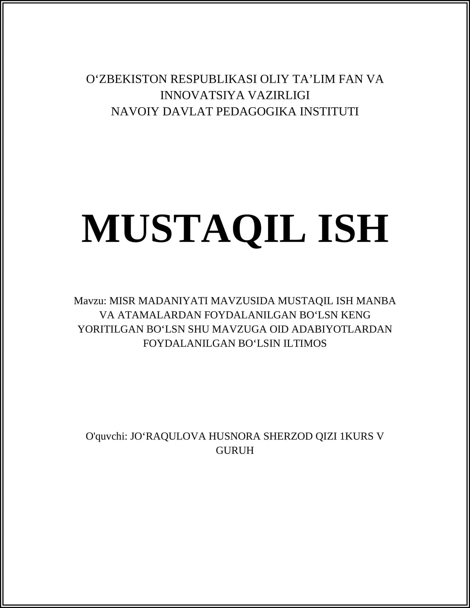 MISR MADANIYATI