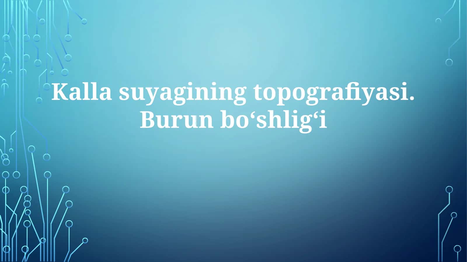 Kallasuyaginingtopografiyasi.Burunboʻshligʻi