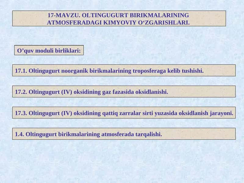 Oltingugurtning noorganik birikmalari