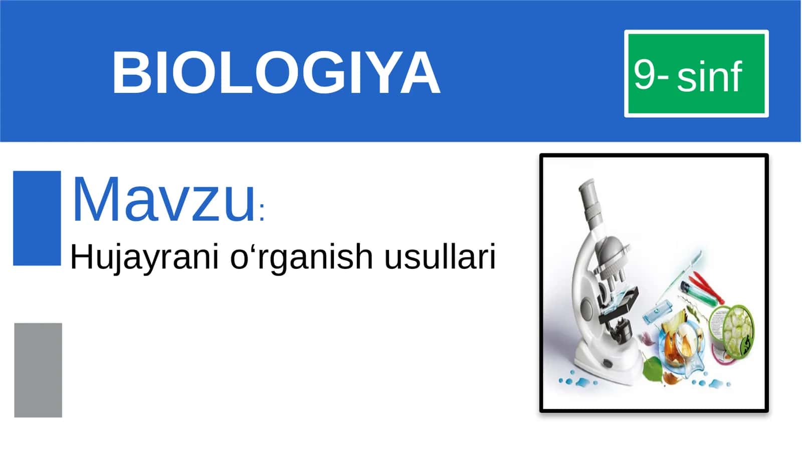 Hujayranio‘rganishusullari
