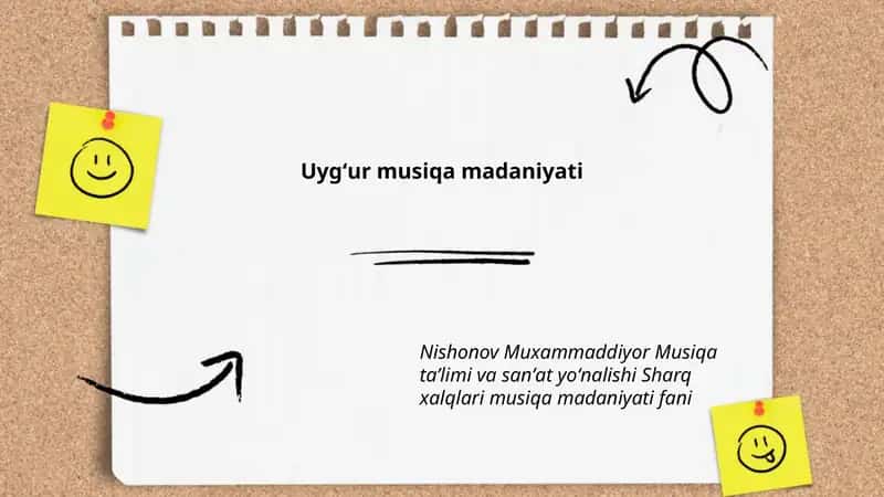 Uygʻur musiqa madaniyati