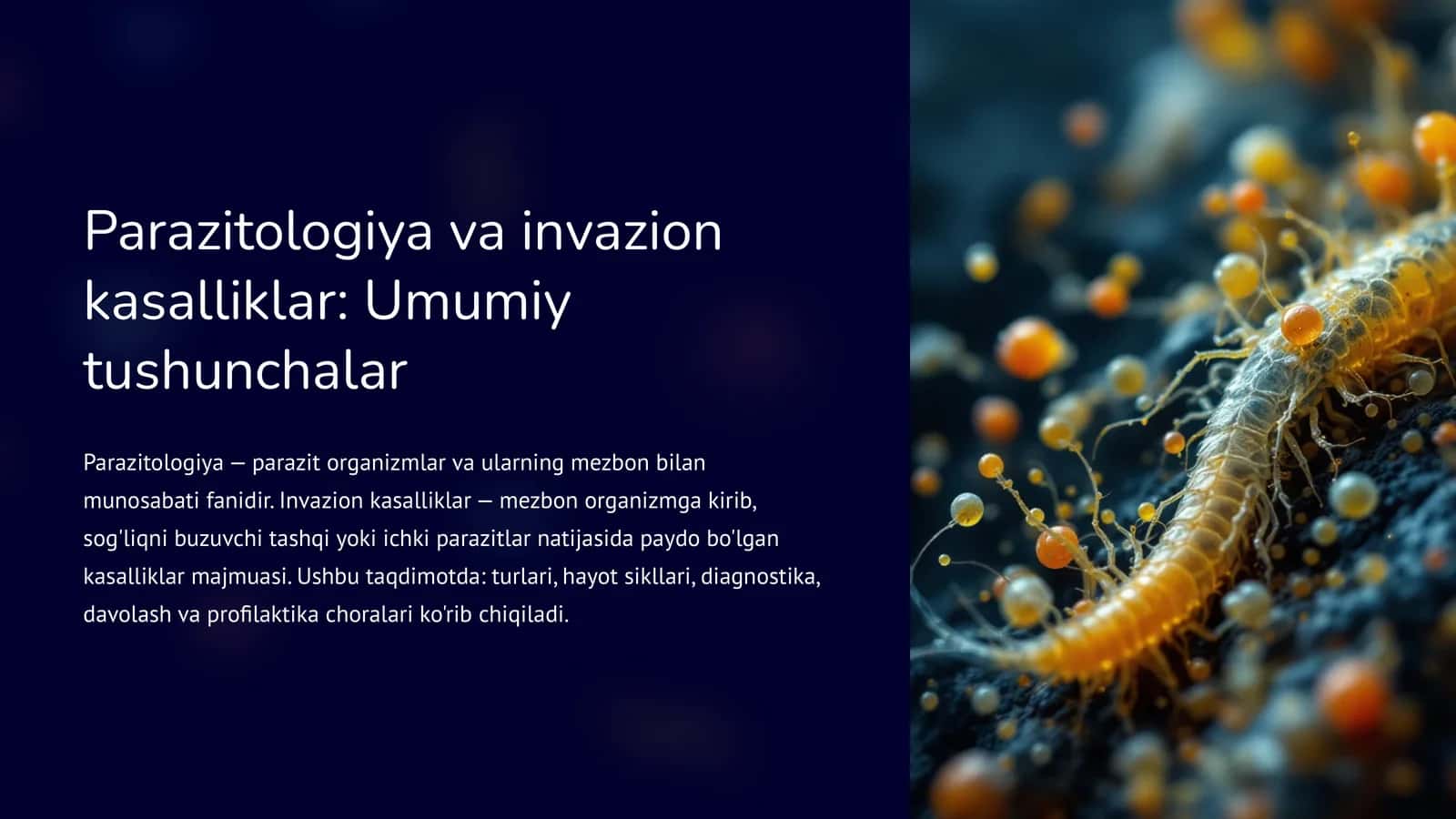 Parazitologiya va invazion kasalliklar