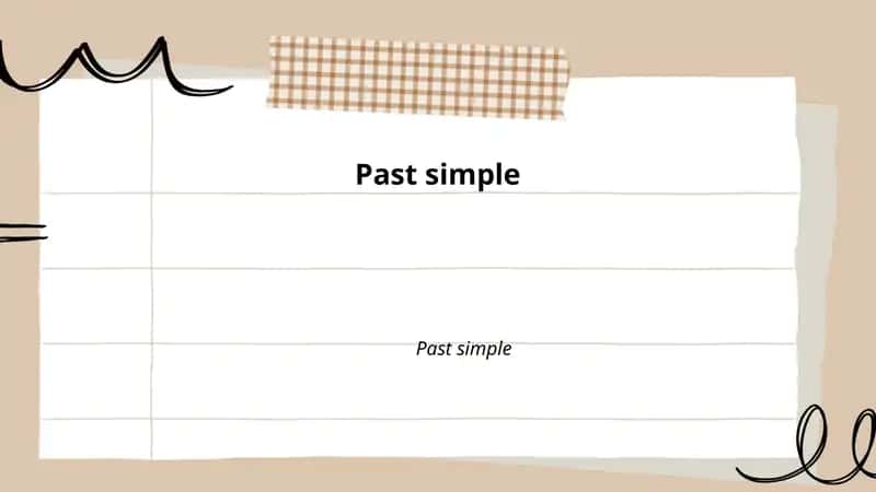 Past simple