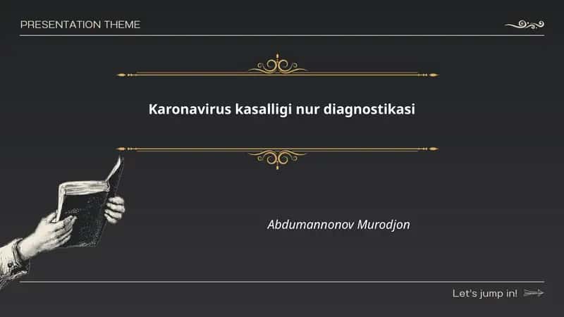 Karonavirus kasalligi nur diagnostikasi