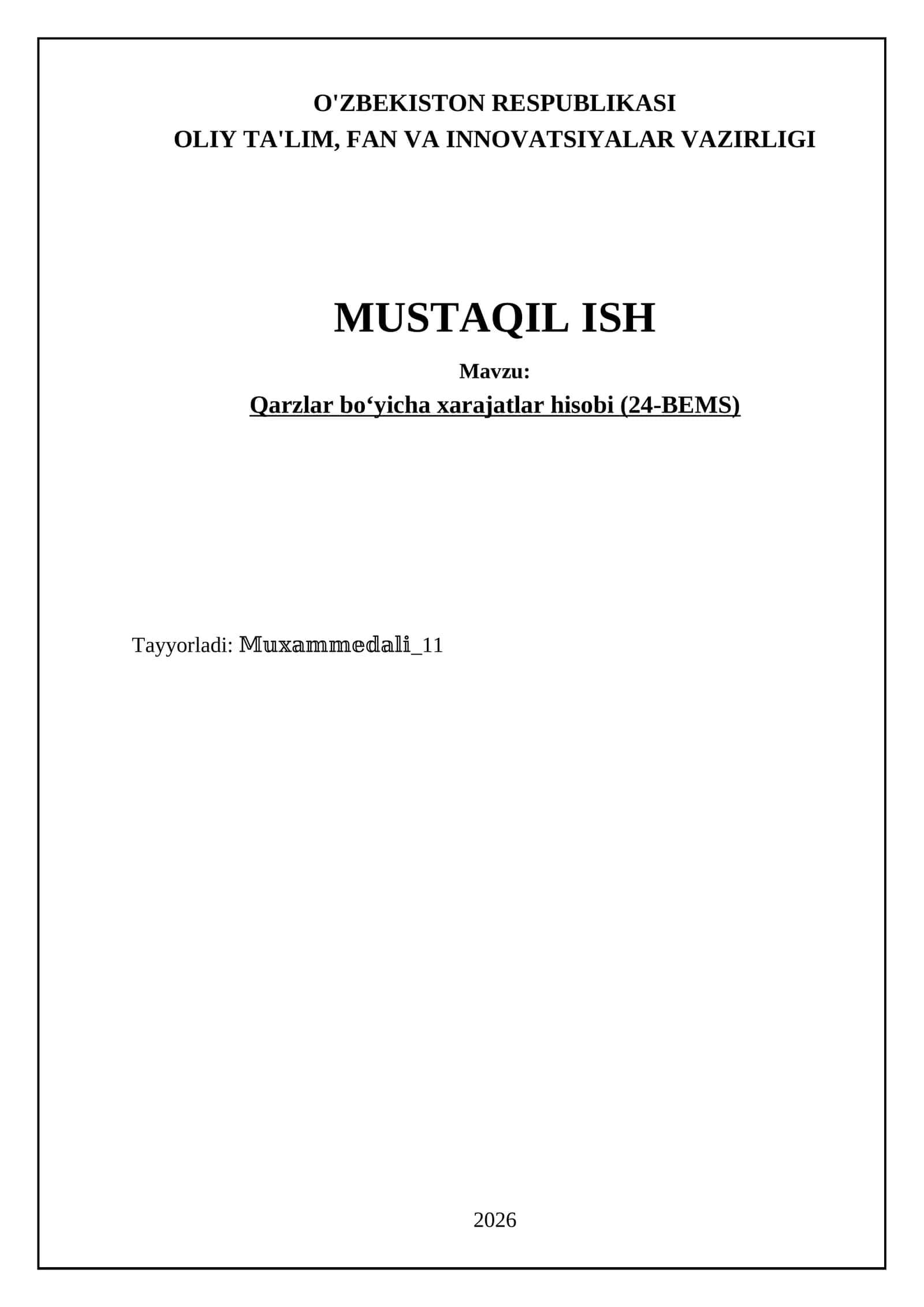 Muvofiq aktivlar va qarz xarajatlarini kapitallashtirish mezonlari