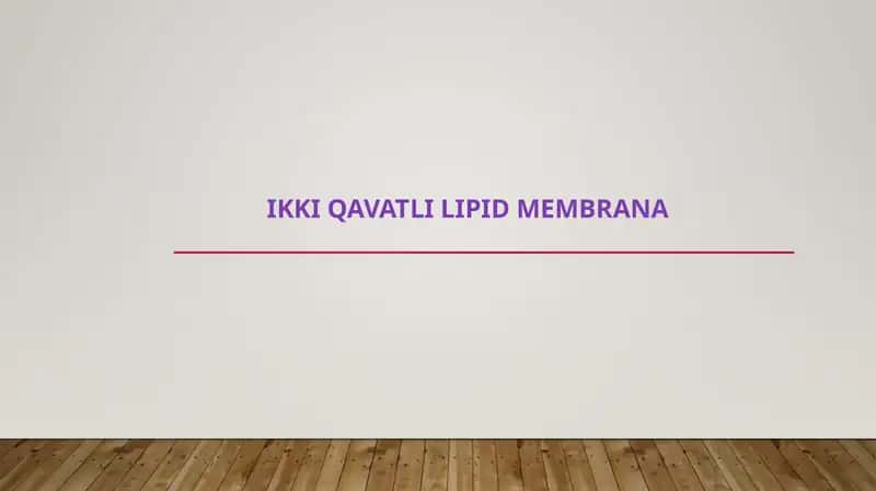 IKKI QAVATLI LIPID MEMBRANA