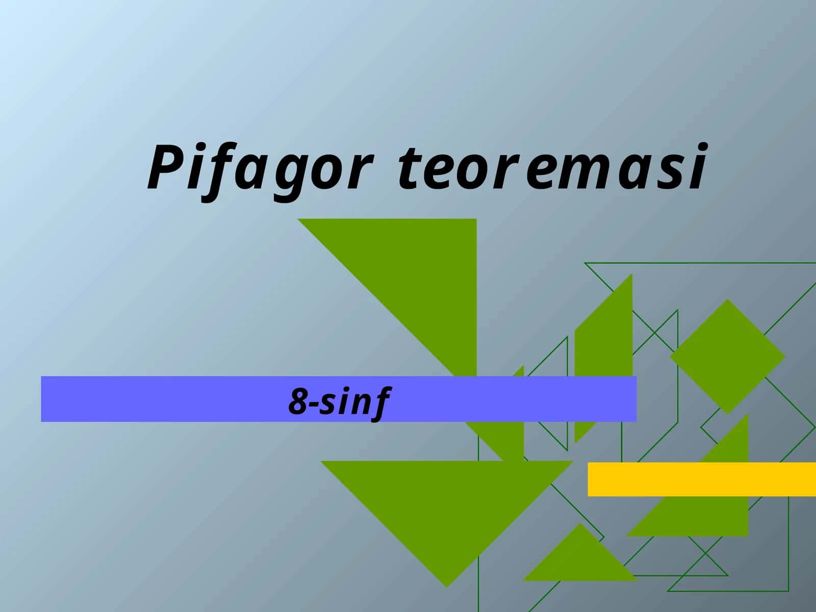 Pifagor teoremasi