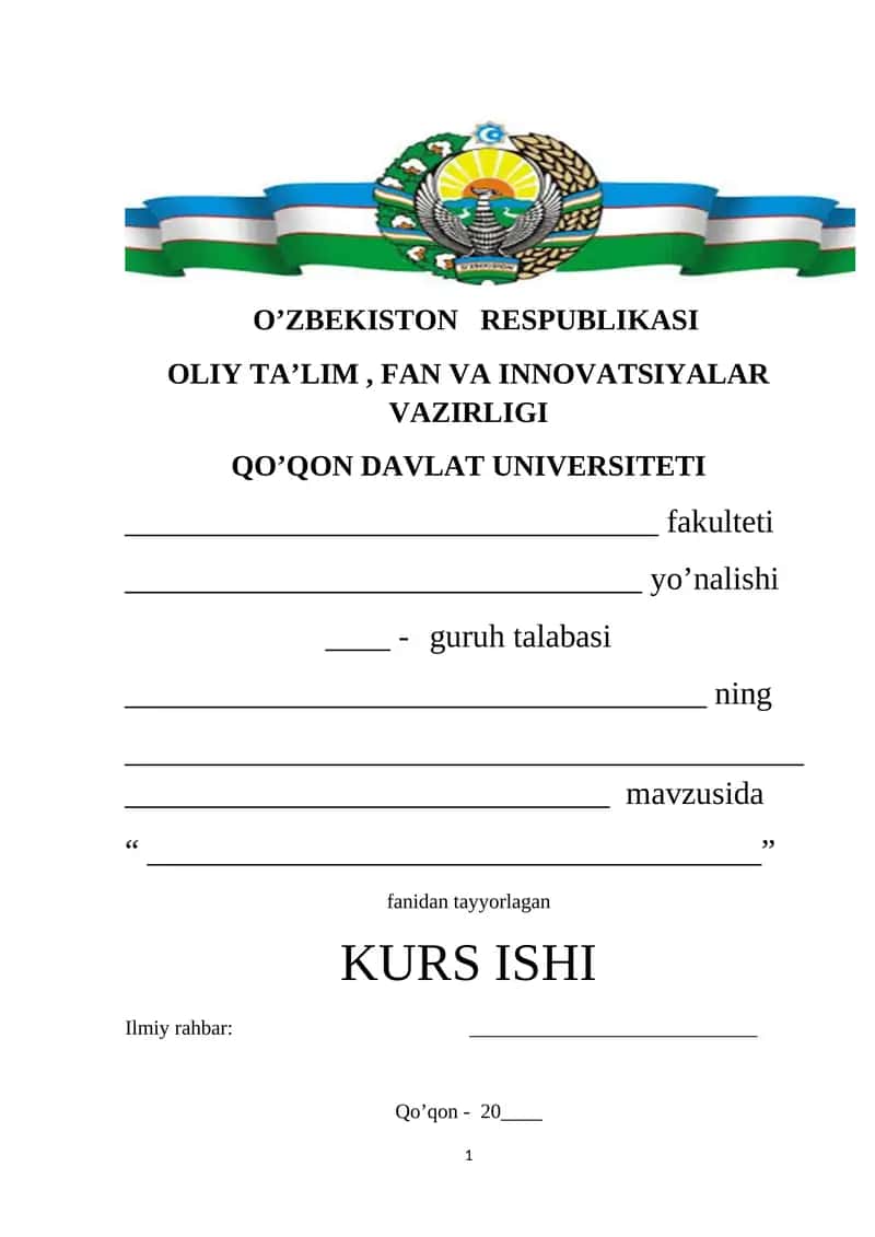 KURS ISHI