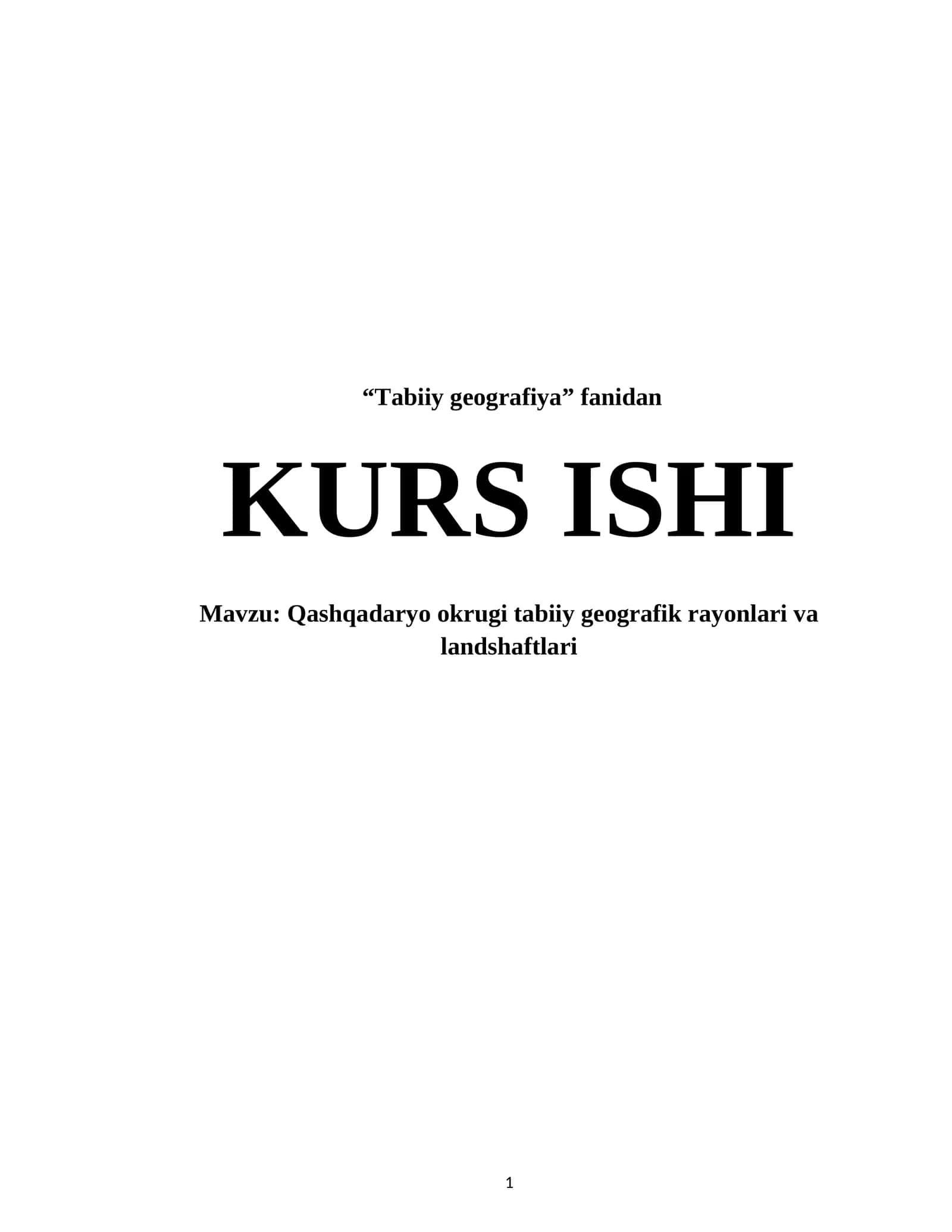 Qashqadaryo okrugi tabiiy geografik rayonlari va landshaftlari