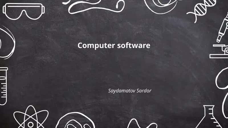 Computer software