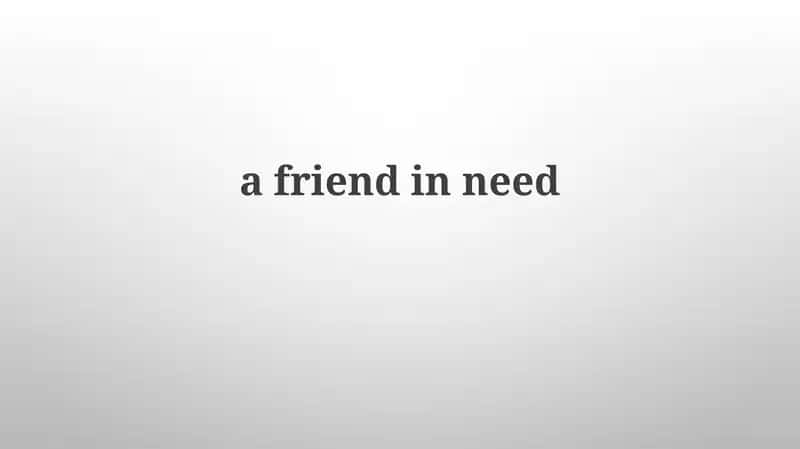 Defining Friendship