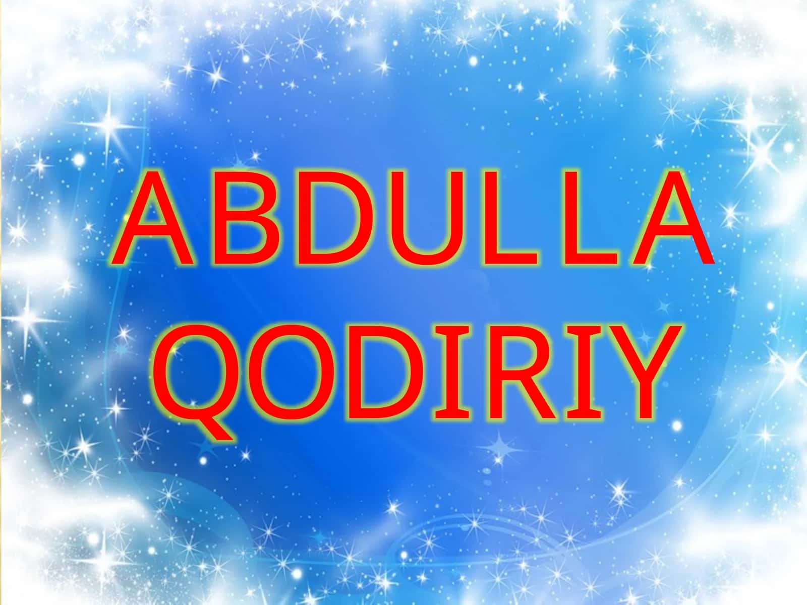 5-sinf Adabiyot Abdulla Qodiriy - Uloqda hikoyasi dars taqdimoti