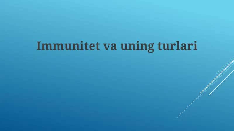 Immunitetvauningturlari
