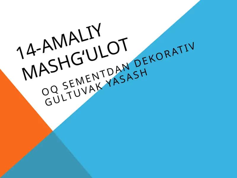Oqsementdan dekorativ gultuva kyasash