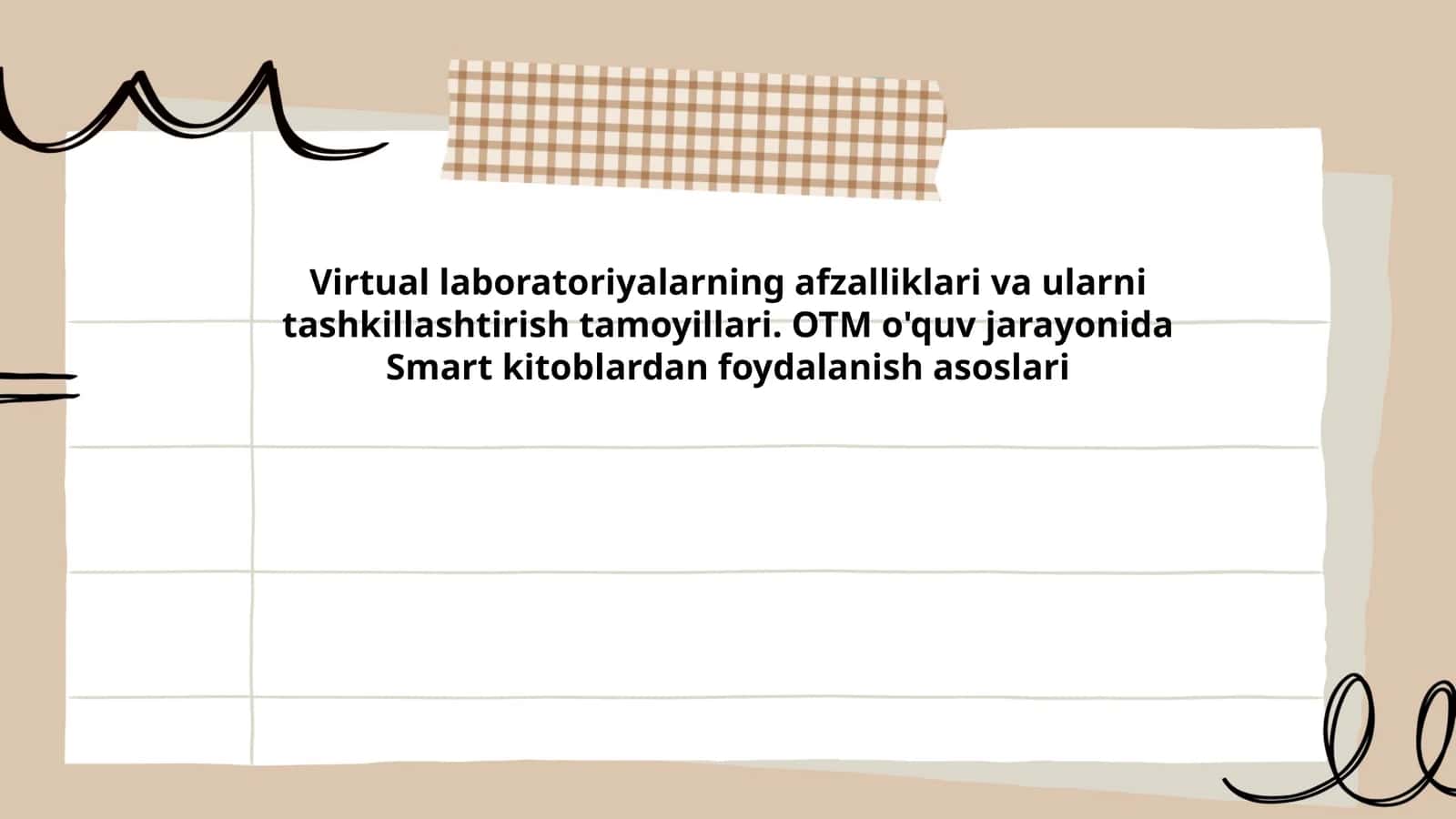 Virtual laboratoriyalarning afzalliklari va ularni tashkillashtirish tamoyillari