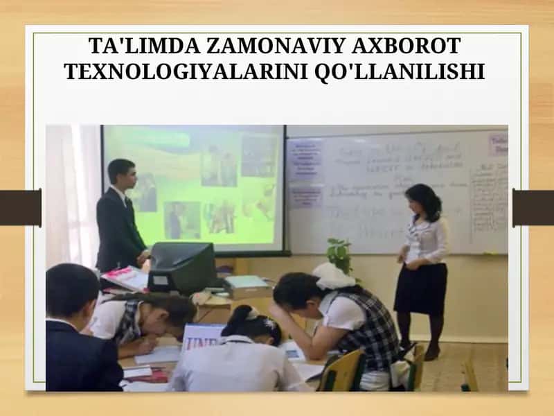 Zamonaviy axborot texnologiyalari