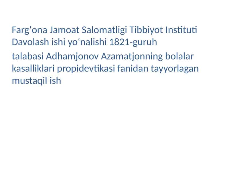 DIC (tarqalgan intravaskulyar koagulyatsiya sindromi)