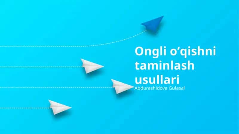 Ongli oʻqishni taminlash usullari
