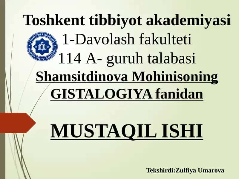 Timusdagi T-limfotsitlarning yetilish jarayoni