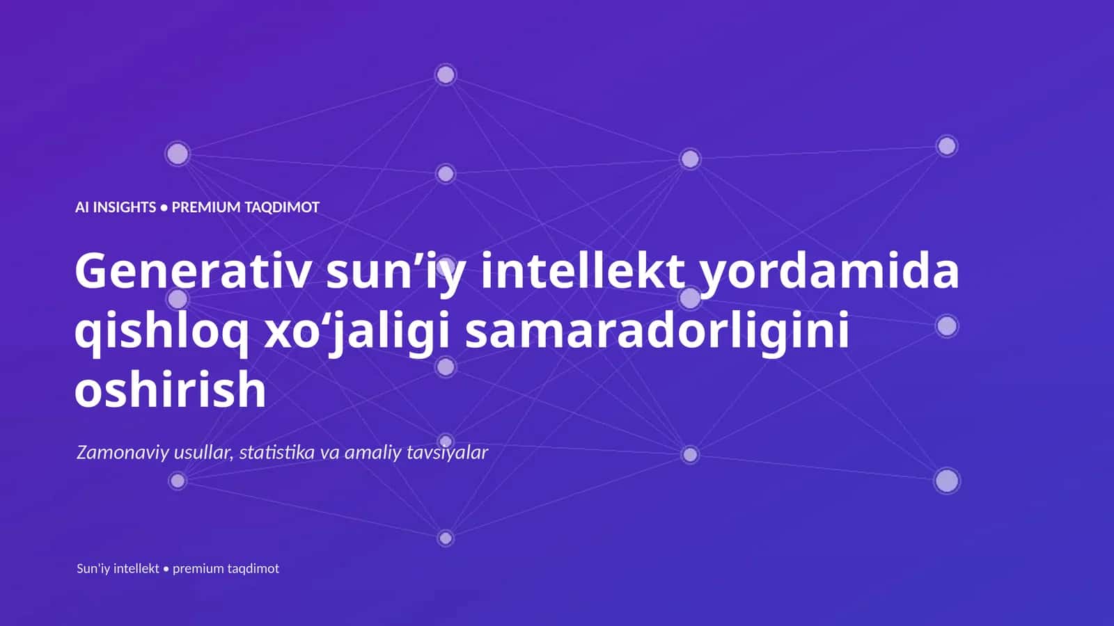 PREMIUM TAQDIMOT