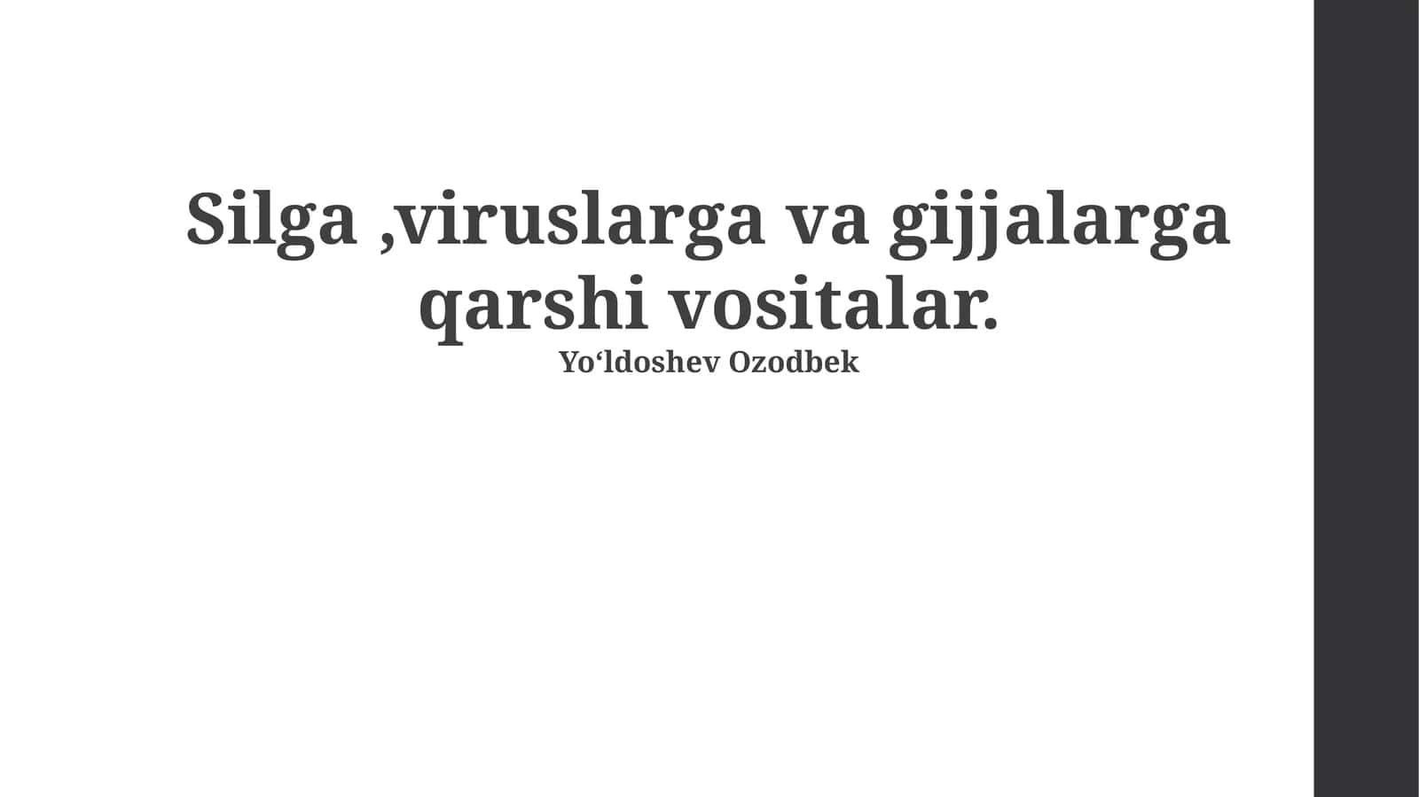 Zamburug'lar, viruslar va gijjalarga qarshi dori-darmonlar