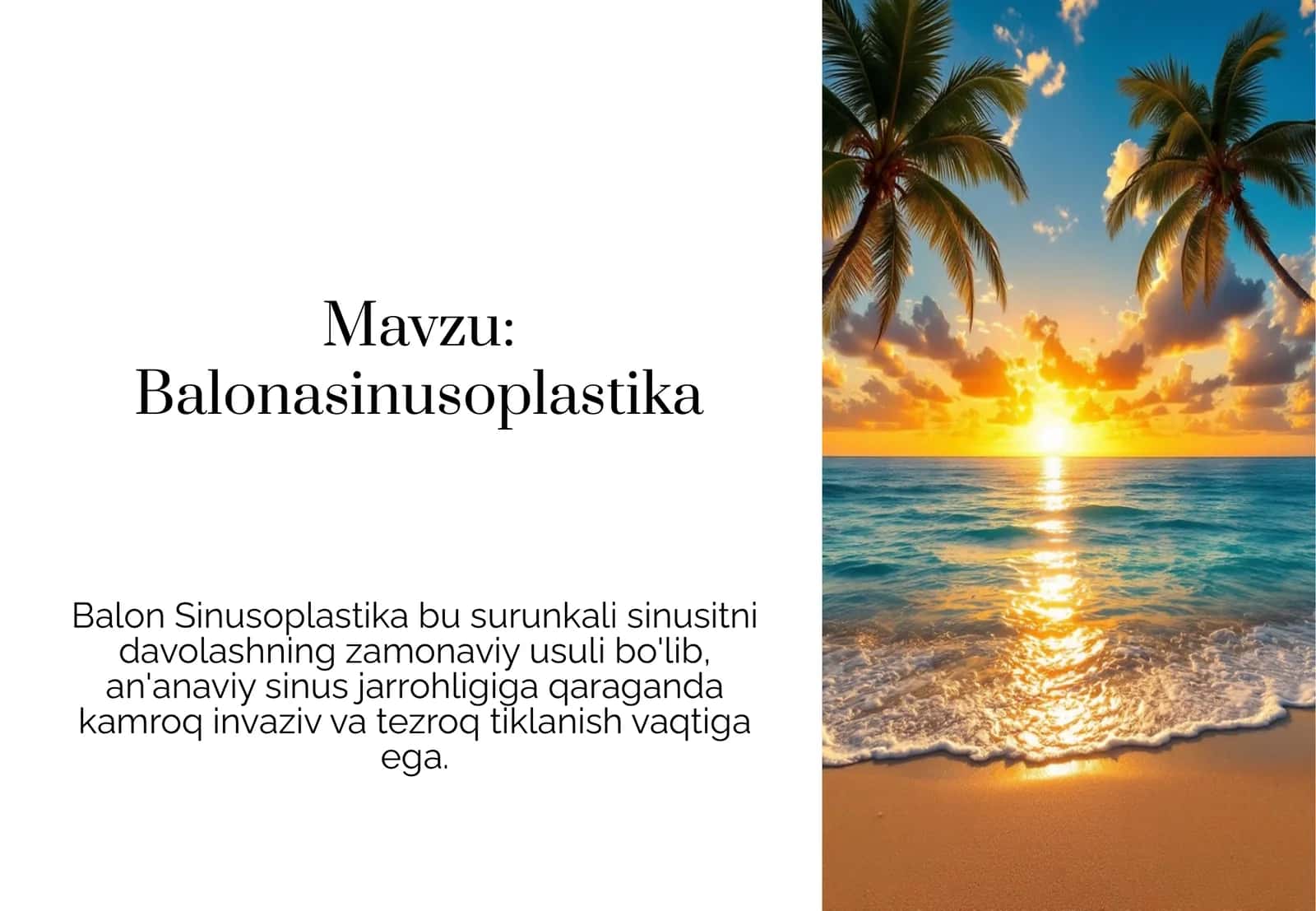 Balonasinusoplastika