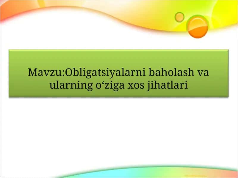Obligatsiyalar