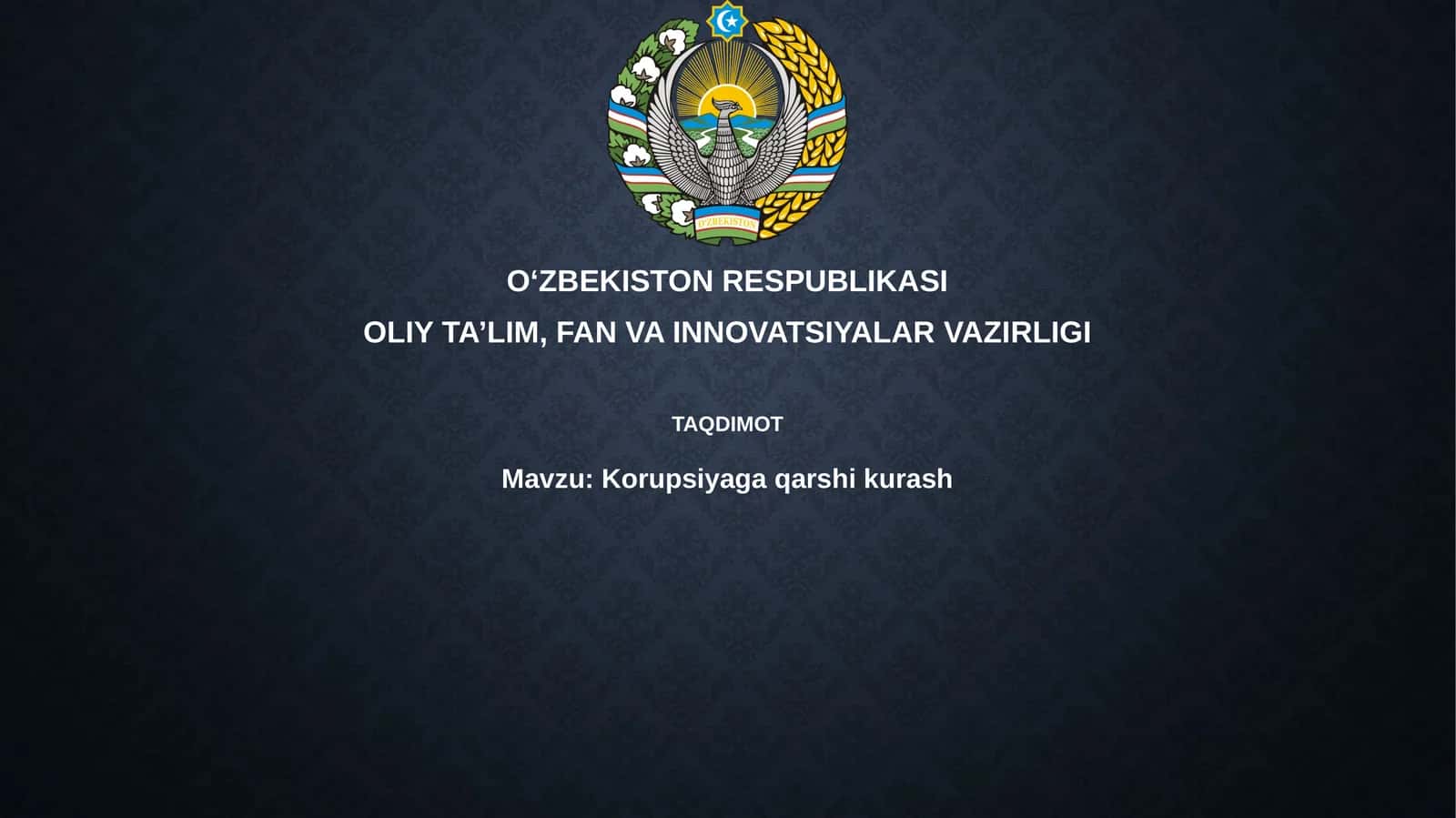 Korupsiyaga qarshi kurash
