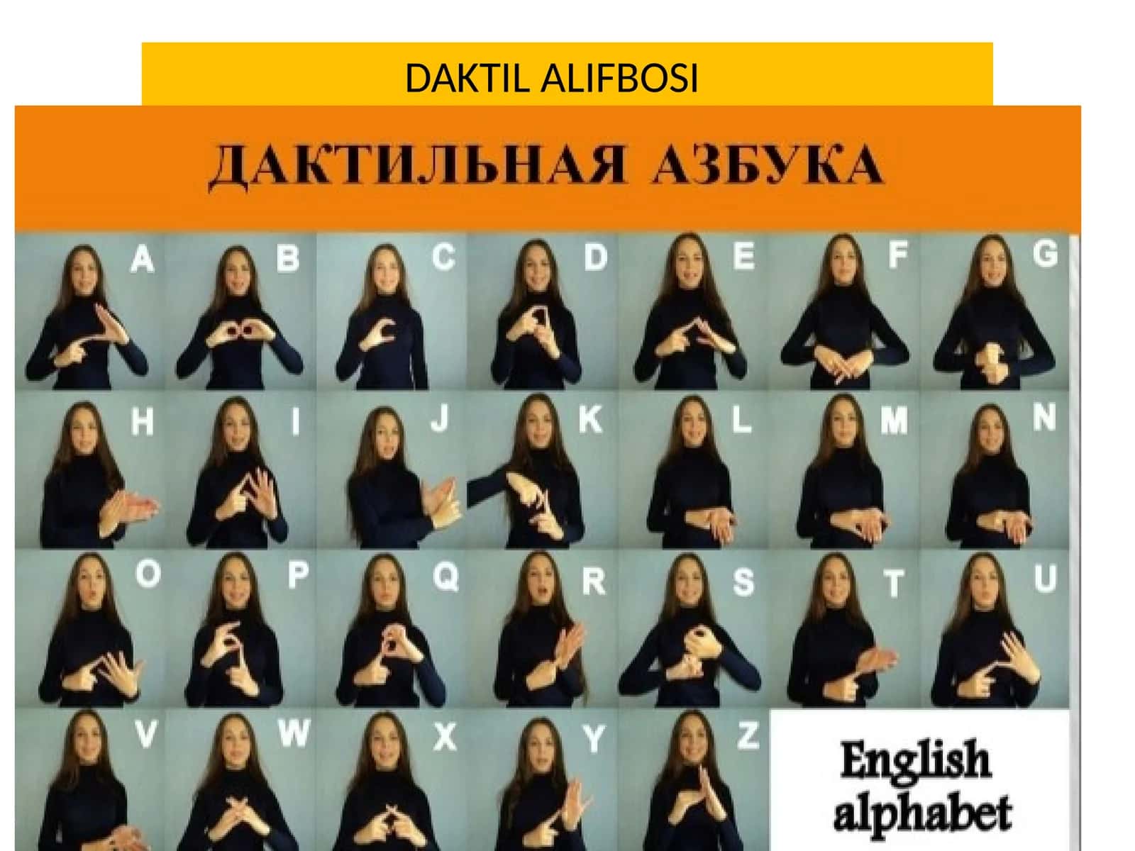 DAKTIL ALIFBOSI