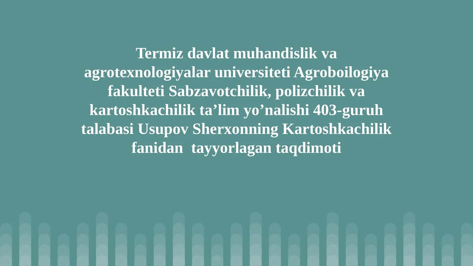 Kraxmal va uning xоssalari