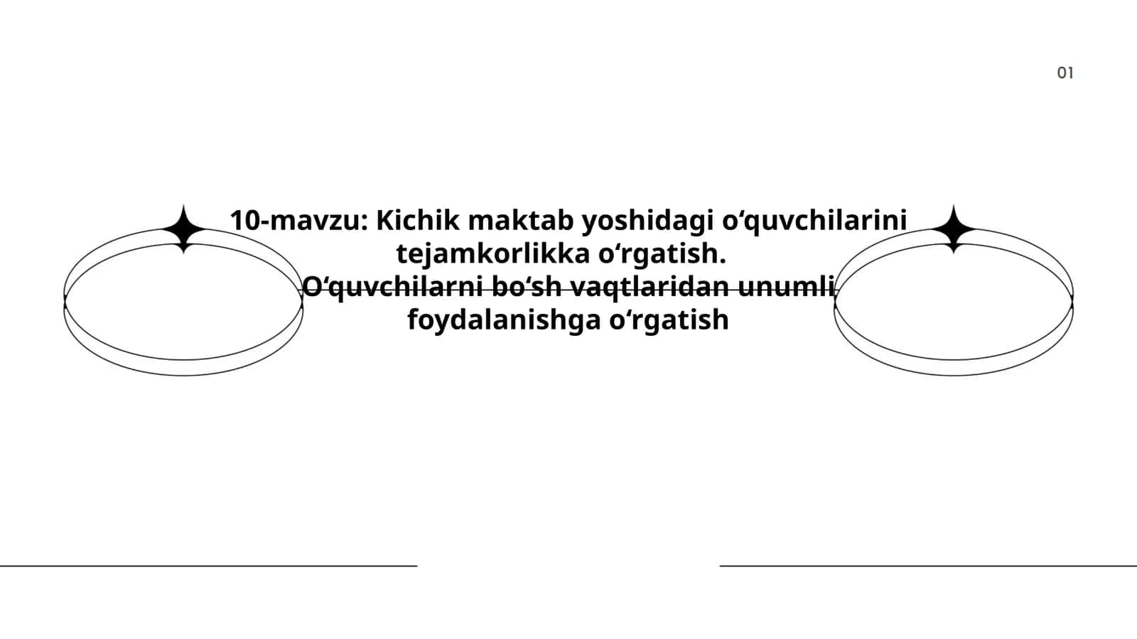 Kichik maktab yoshidagi o‘quvchilarini tejamkorlikka o‘rgatish
