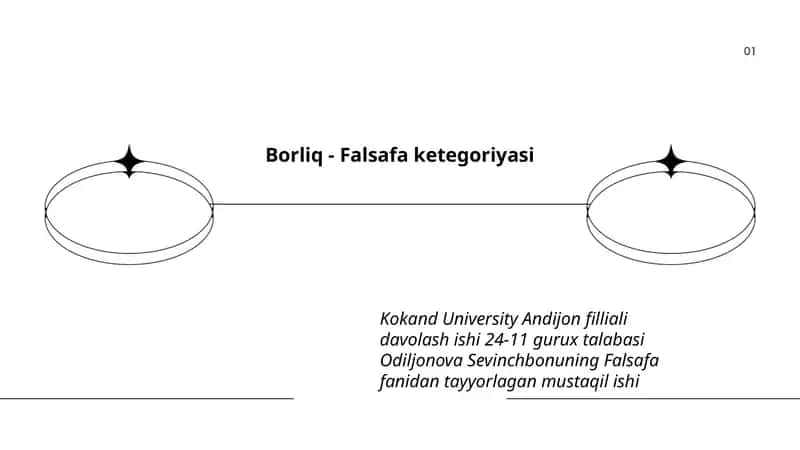 Falsafa fanidan tayyorlagan mustaqil ish