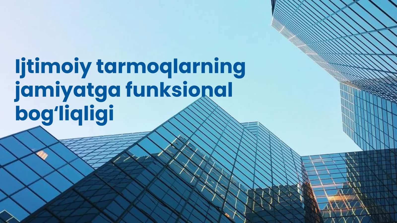 Ijtimoiy Tarmoqlar: Asosiy Funksiyalar