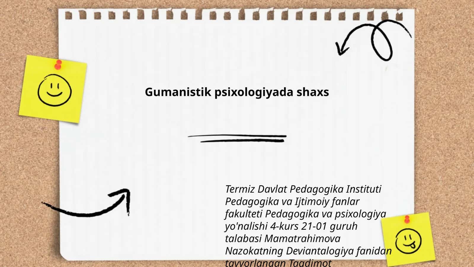 Gumanistik psixologiyada shaxs