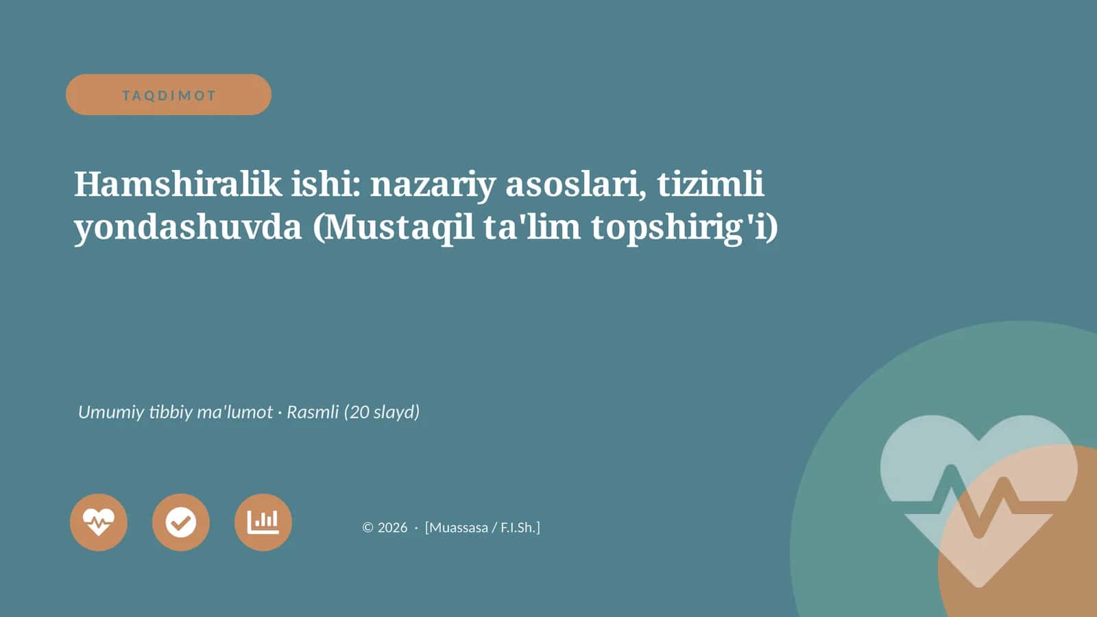 Nazariy asoslar bilan sog'liqni saqlash