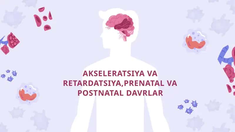 AKSELERATSIYA VA RETARDATSIYA,PRENATAL VA POSTNATAL DAVRLAR