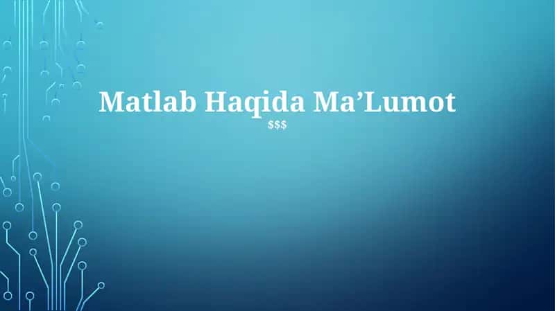 MATLAB