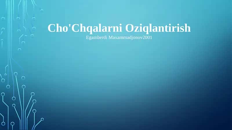 Oziqlantirish