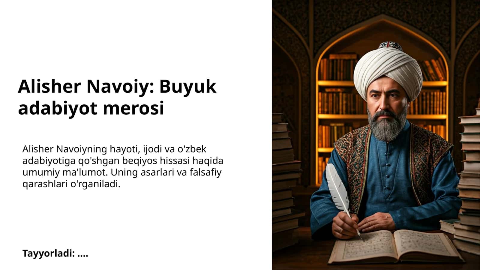 Alisher Navoiy: Buyuk adabiyot merosi