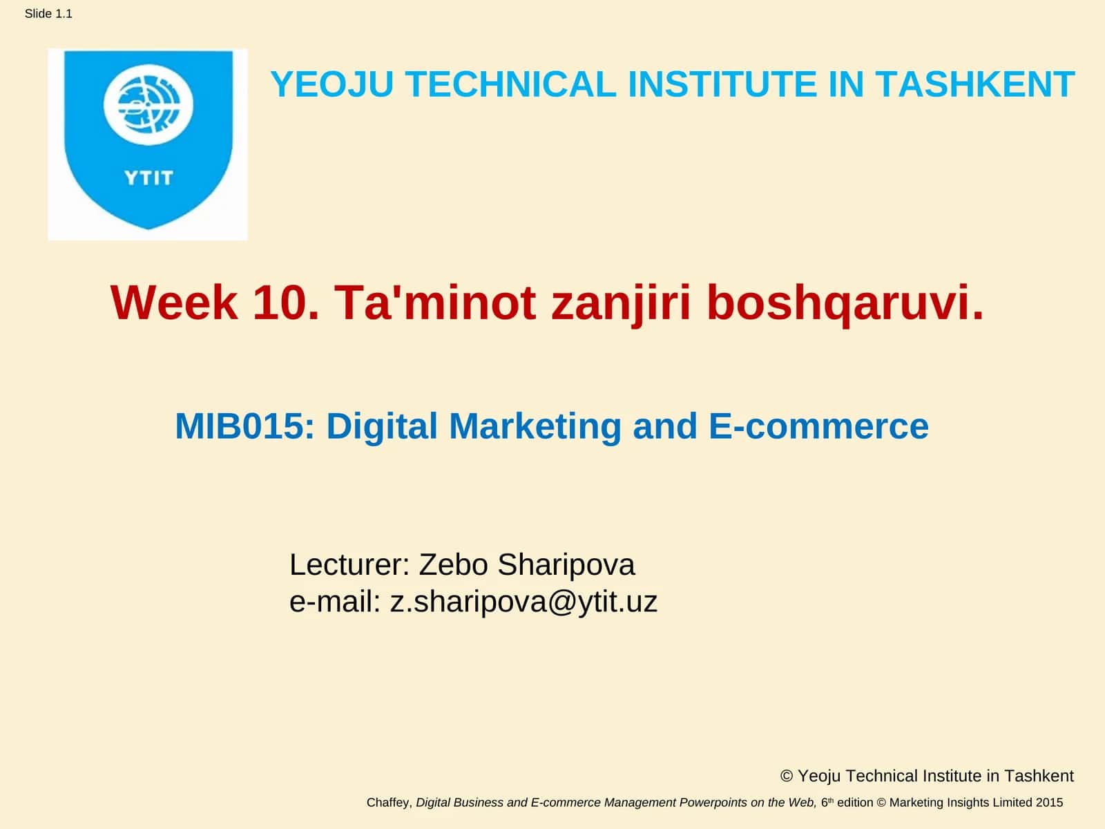 Ta'minot zanjiri boshqaruvi