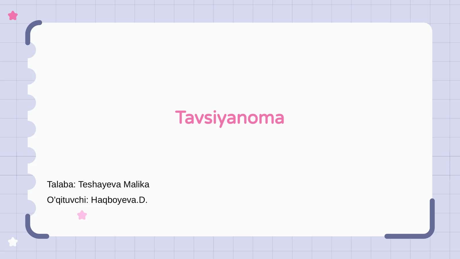 Tavsiyanoma